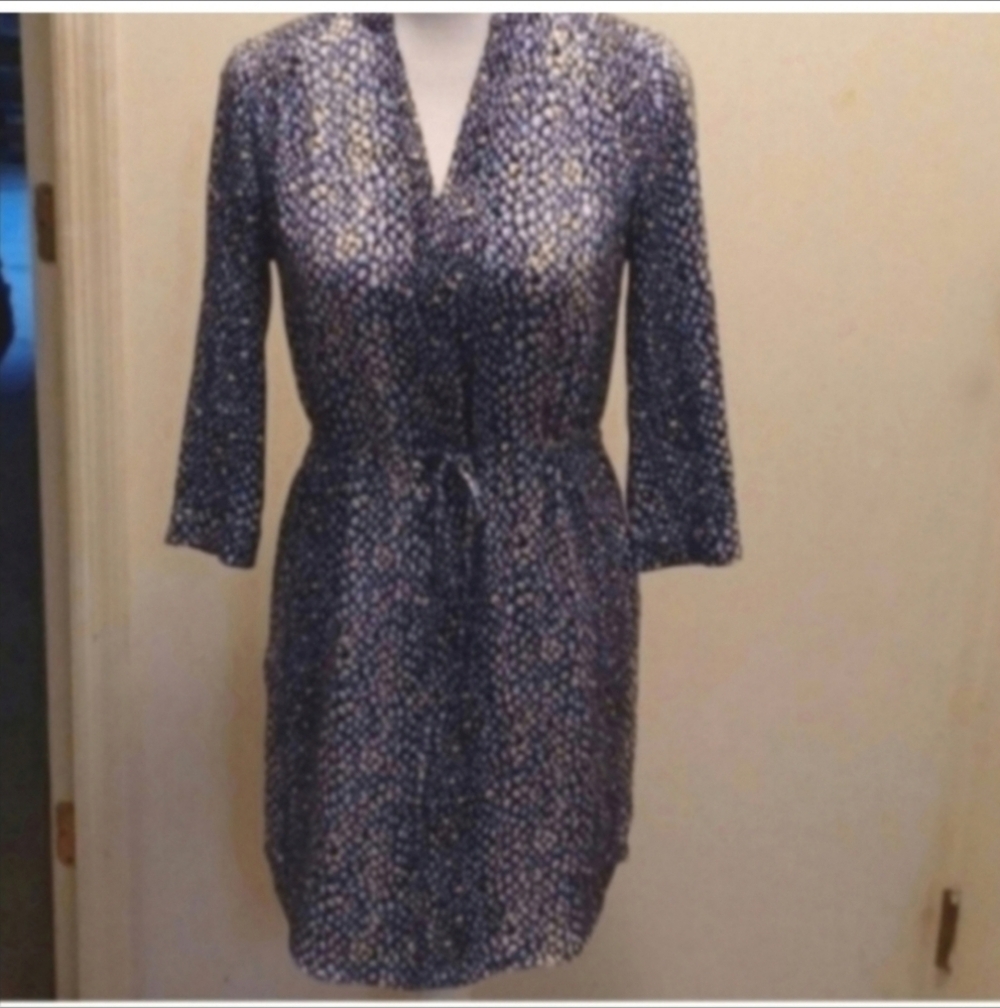 Diane on Furstenberg silk drawstring waist pockets Career